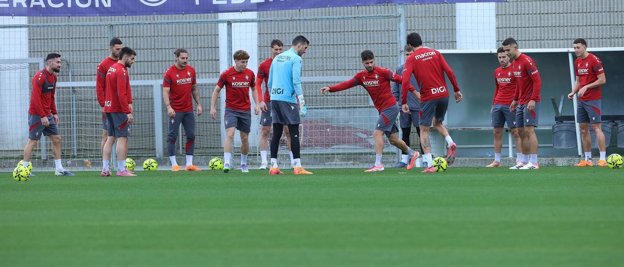Fotos del entrenamiento de Osasuna de este 13 de noviembre