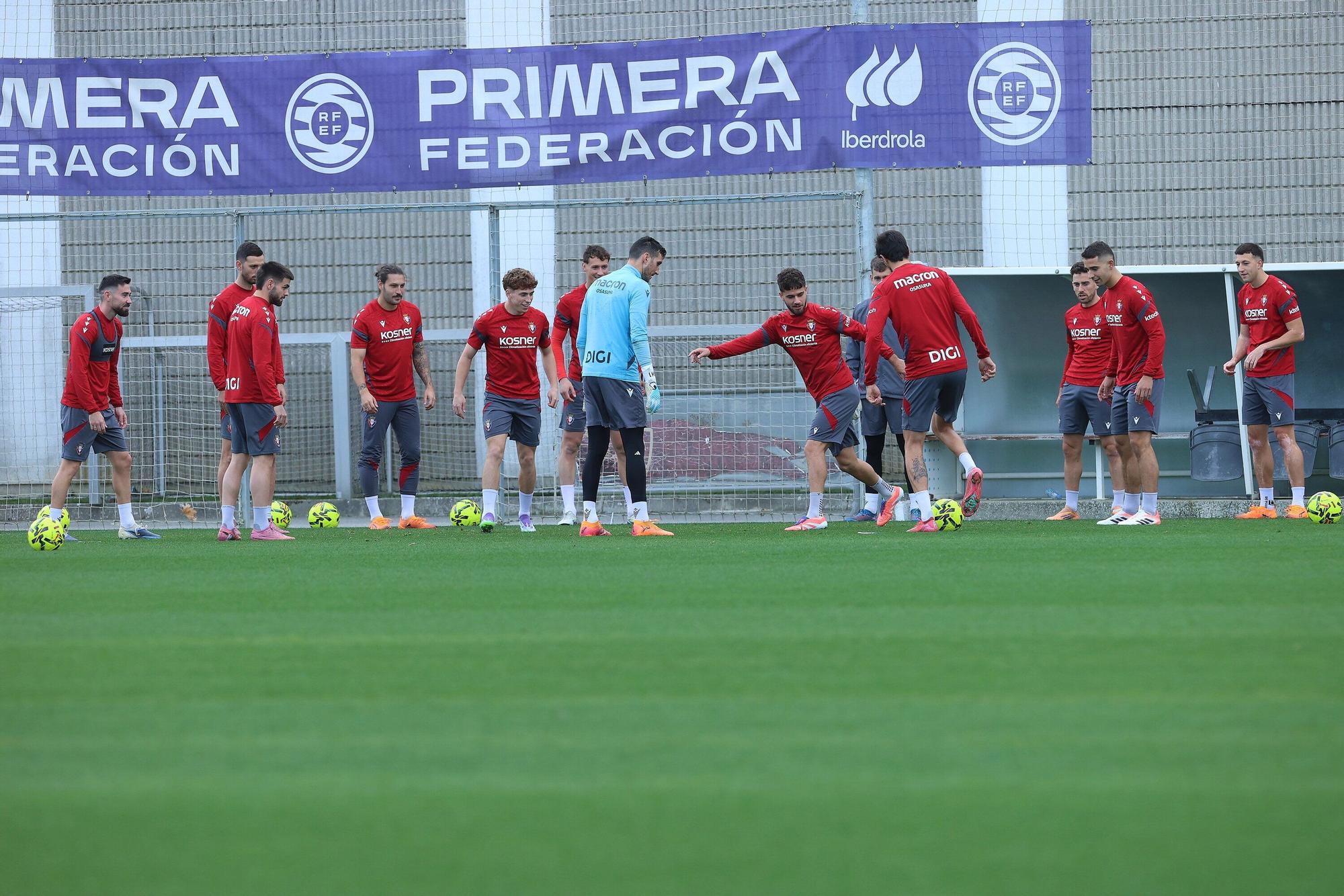 Fotos del entrenamiento de Osasuna de este 13 de noviembre