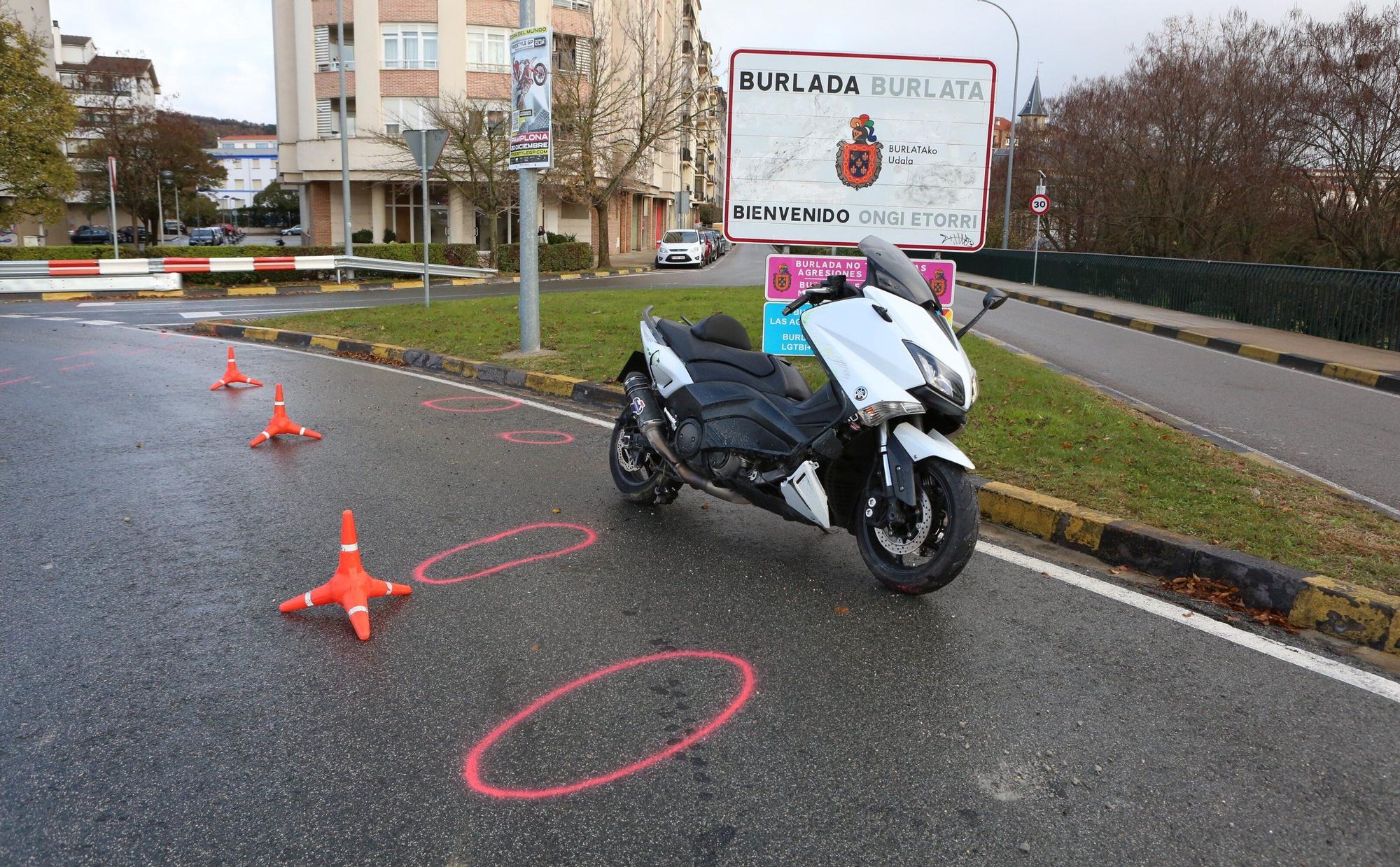 Accidente mortal en Burlada (domingo 30 de noviembre de 2025)