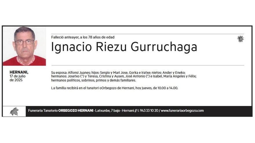 IGNACIO RIEZU GURRUCHAGA