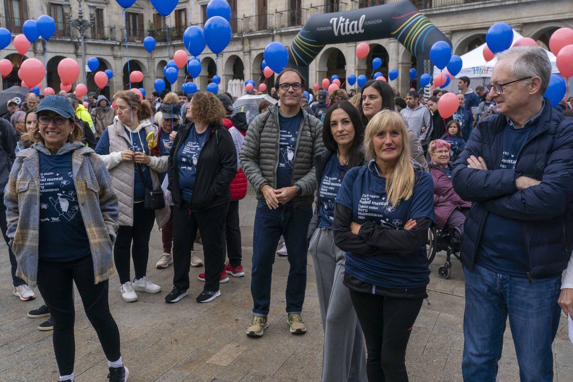 En imágenes: Así ha sido la VI Caminata Solidaria de Asafes en Vitoria por la salud mental