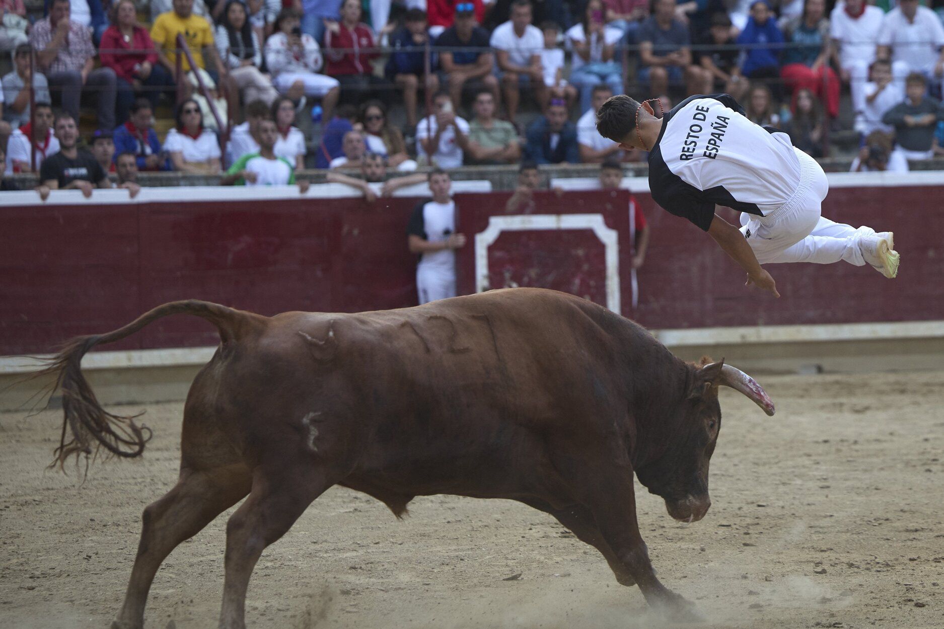 Fotos del concurso de recortadores de fiestas de Tafalla