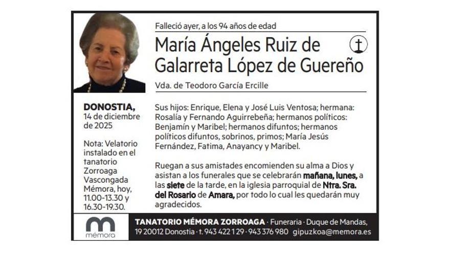 María Ángeles Ruiz de Galarreta López de Guereño