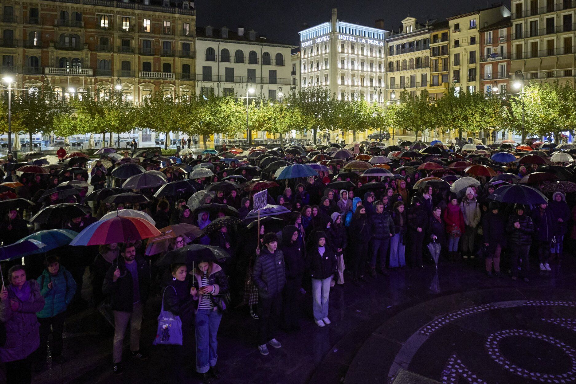 Imágenes de la manifestación del movimiento feminista de este 25N