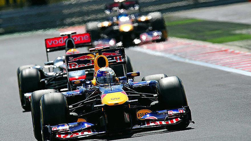 Vettel recupera el control