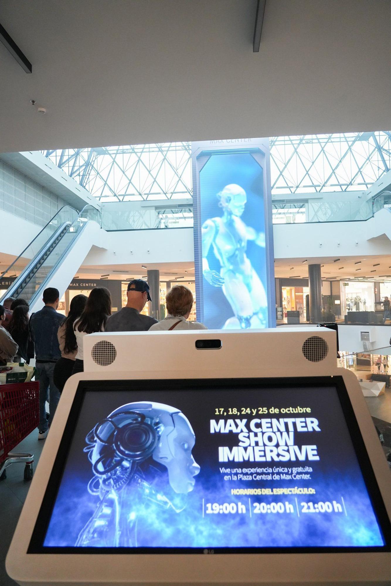 Max Center Show Immersive aprovecha la pantalla gigante de 16,5 metros de altura.