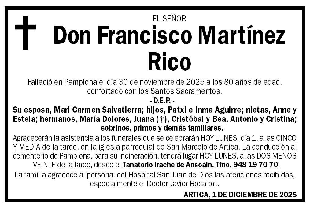 Francisco Martínez Rico