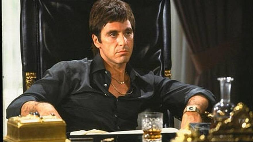 Al Pacino en la mítica película &#039;Scarface&#039;, conocida en castellano como &#039;El precio del poder&#039;.