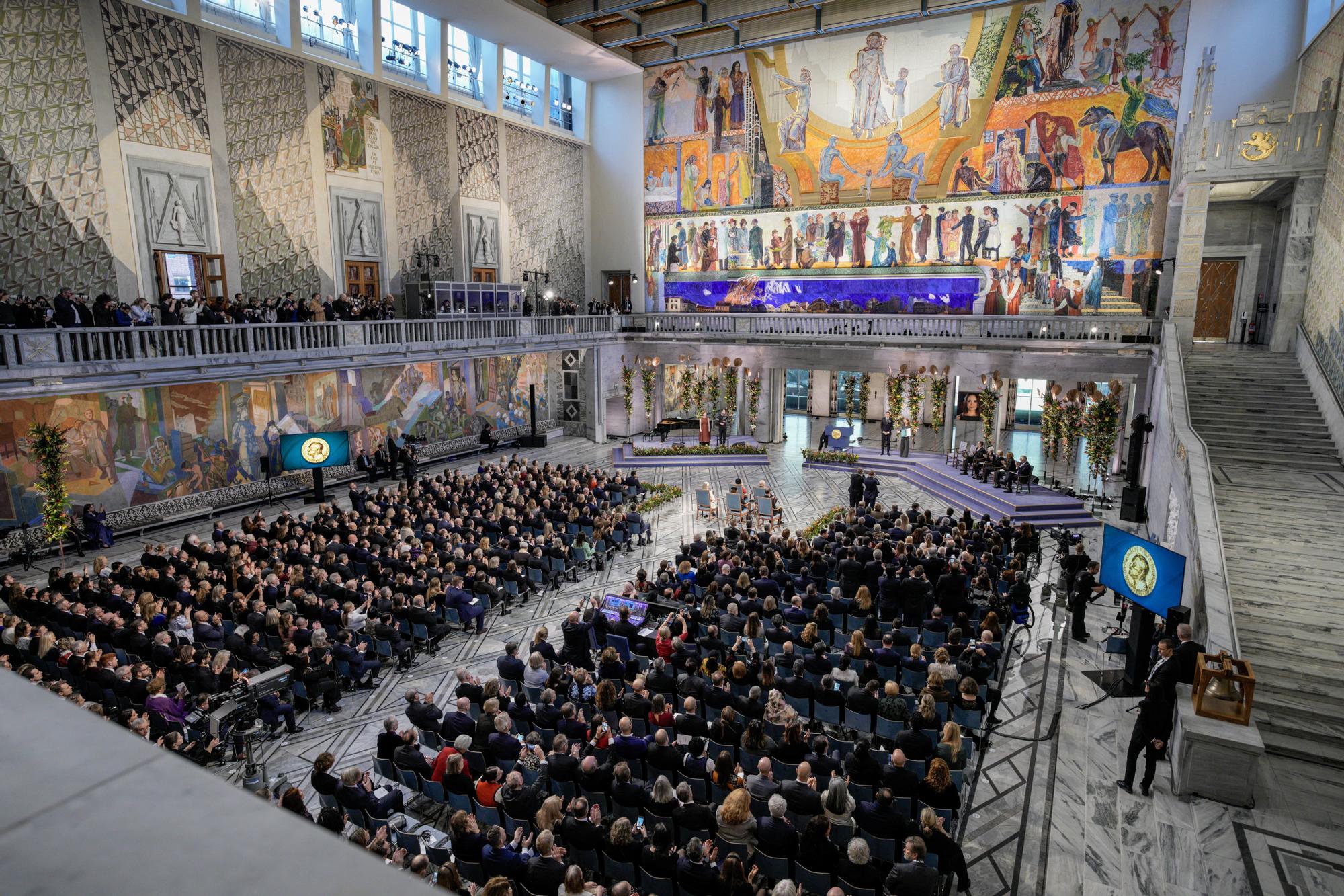 La gala de entrega de los Premios Nobel, en imágenes