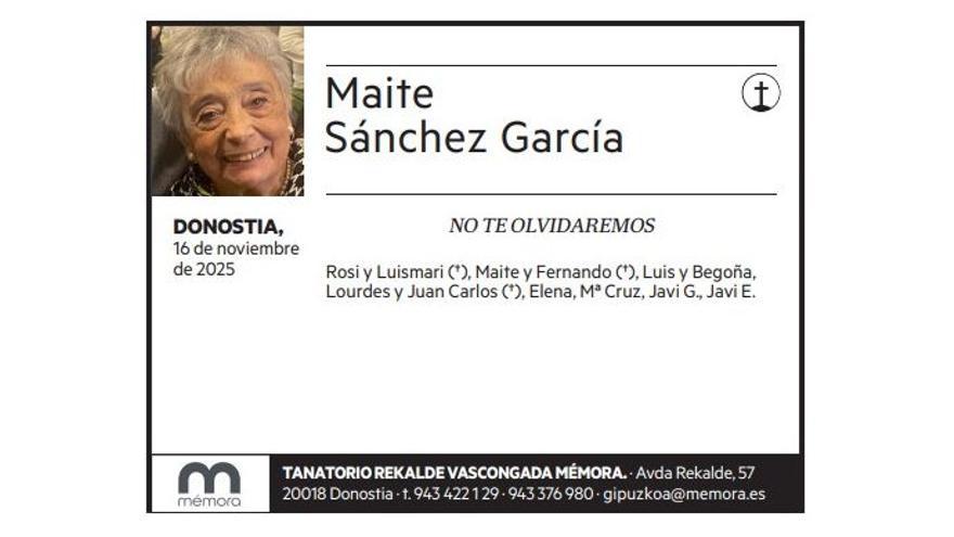 Maite Sánchez García