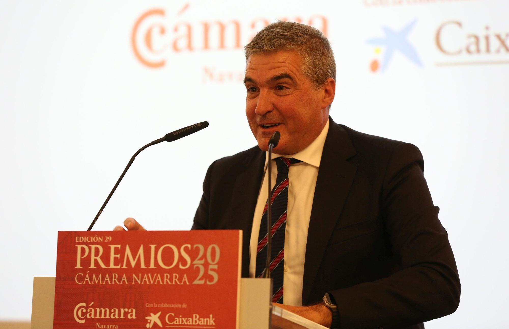 Fotos de la entrega de los Premios Cámara Navarra 2025