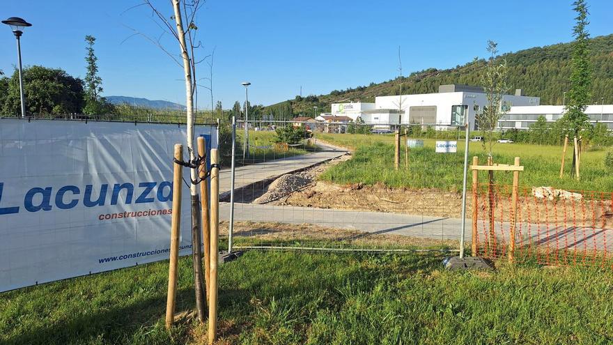 Comienzan las obras del nuevo carril bici entre Olloki y Huarte