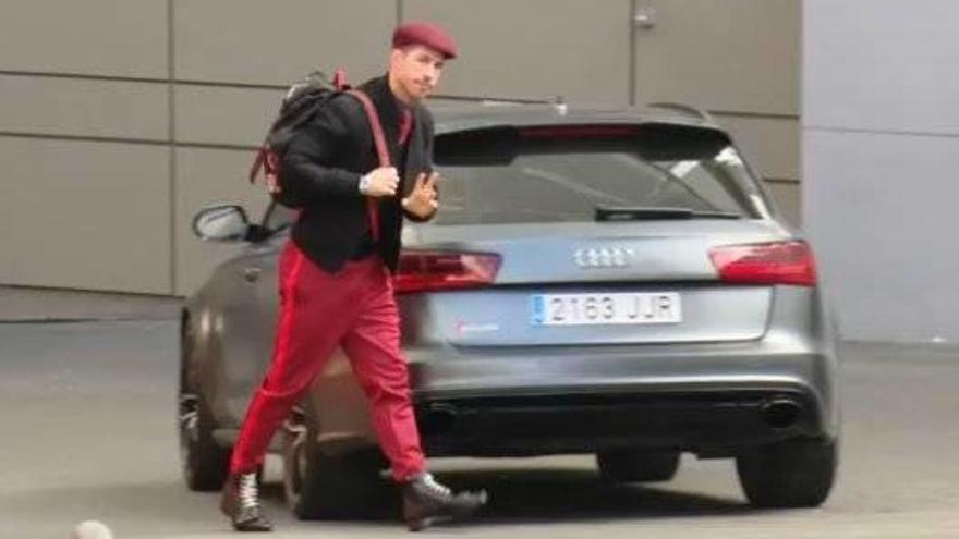 Sergio Ramos se hace notar en las redes