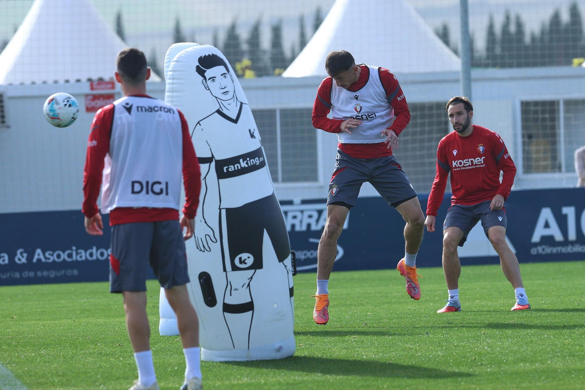 Entrenamiento de Osasuna de este domingo
