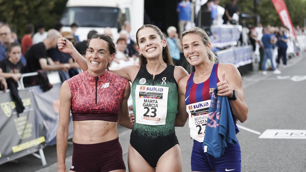 Esther Guerrero, Marta García y Miriam Costa.