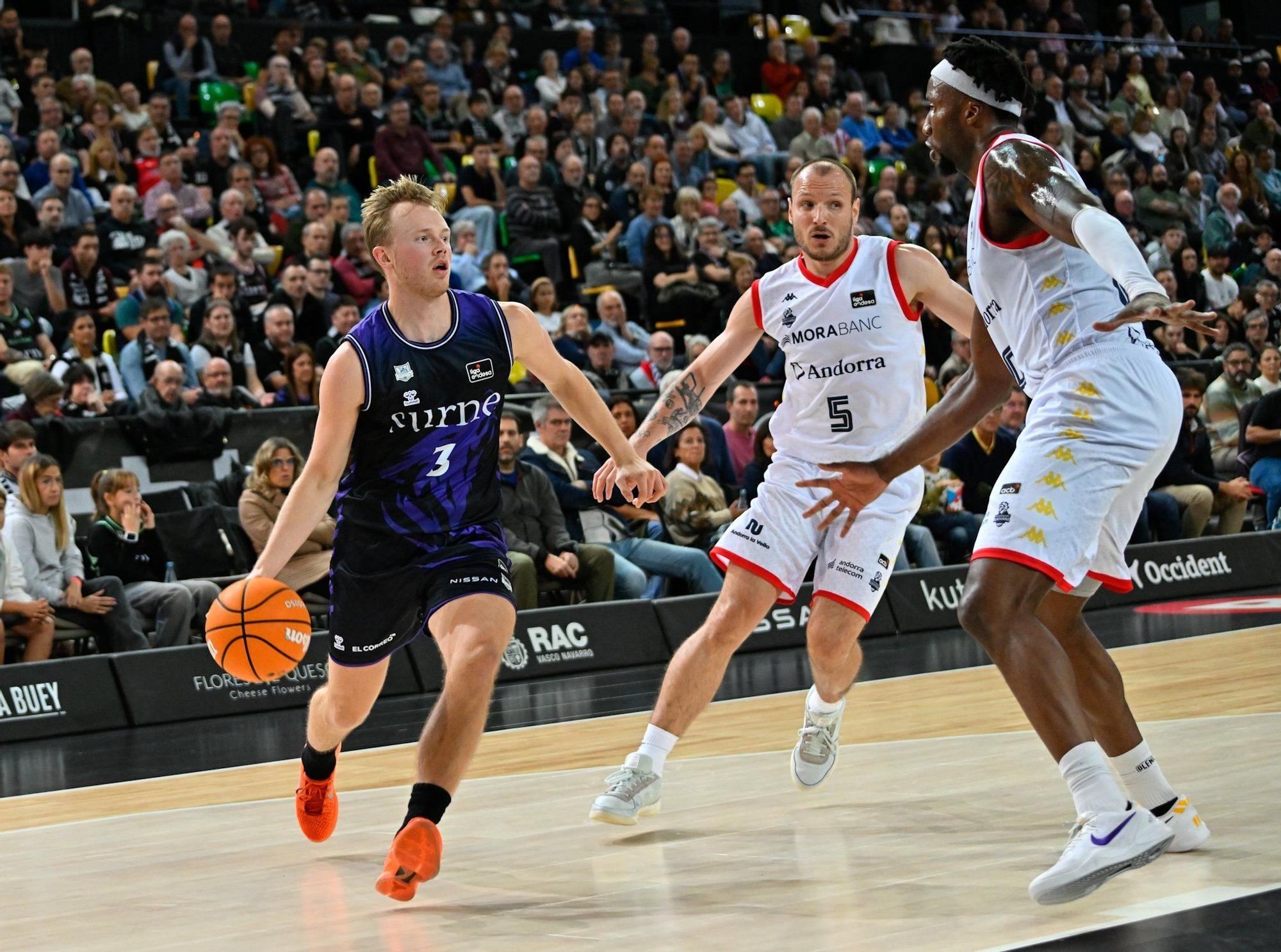 El Surne Bilbao Basket-Morabanc Andorra, en imágenes