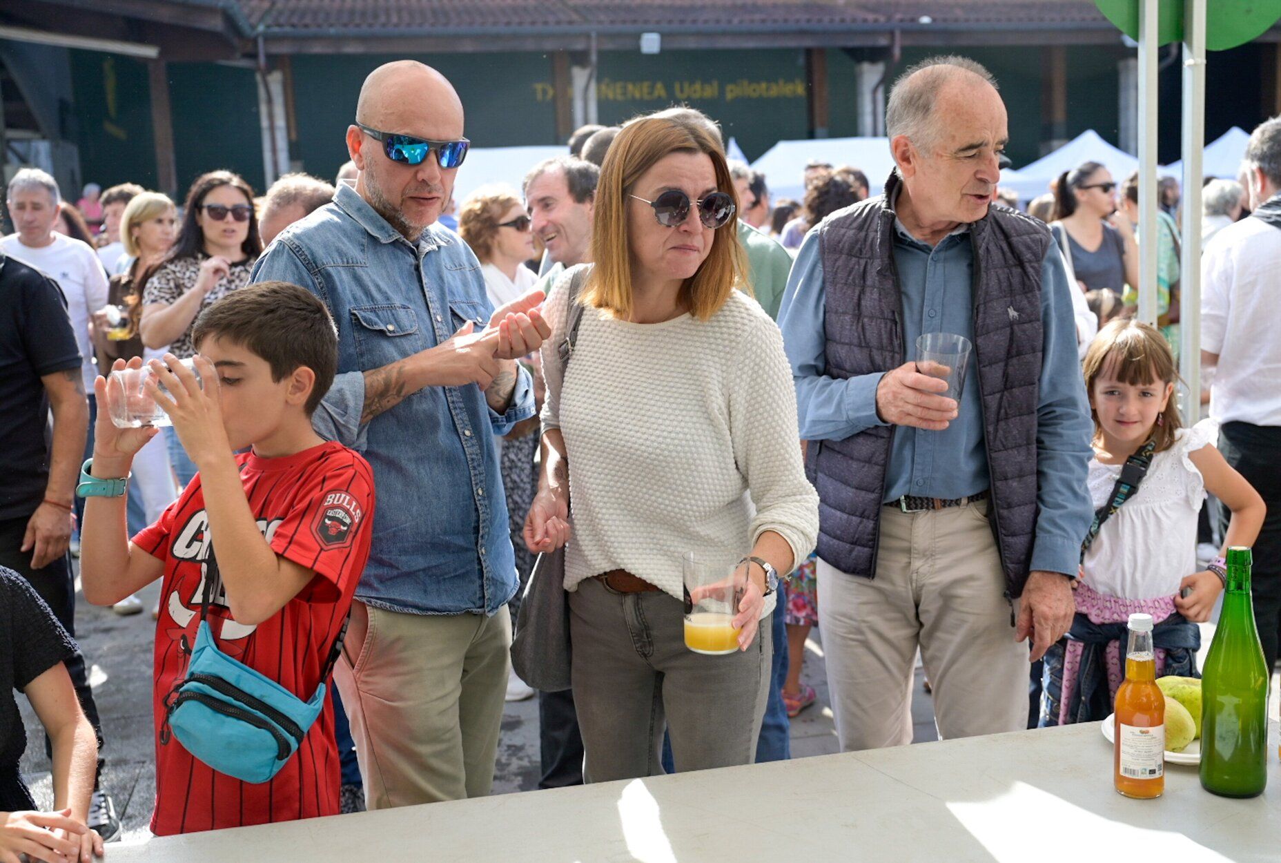 Feria de la cosecha de la manzana en Astigarraga.