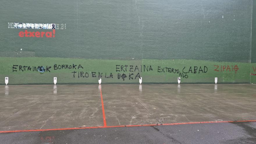 La Diputación Foral de Gipuzkoa condena las pintadas de Hernani