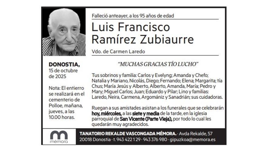 Luis Francisco Ramírez Zubiaurre