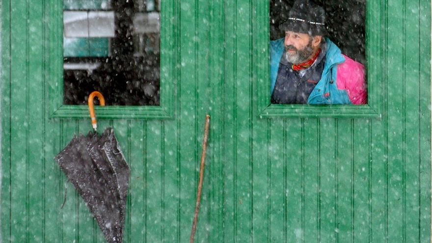Arrecia el frío polar de un temporal que deja un centenar de incidencias en Gipuzkoa
