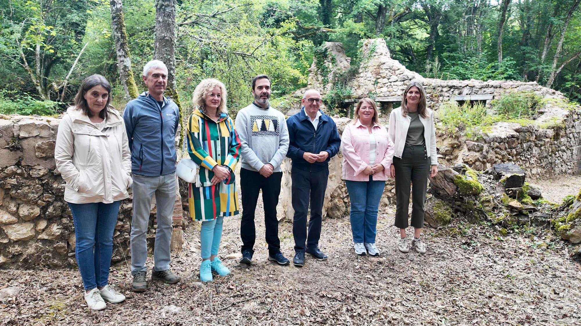 Ruta de los paisajes mineros de asfaltos naturales de Montaña Alavesa