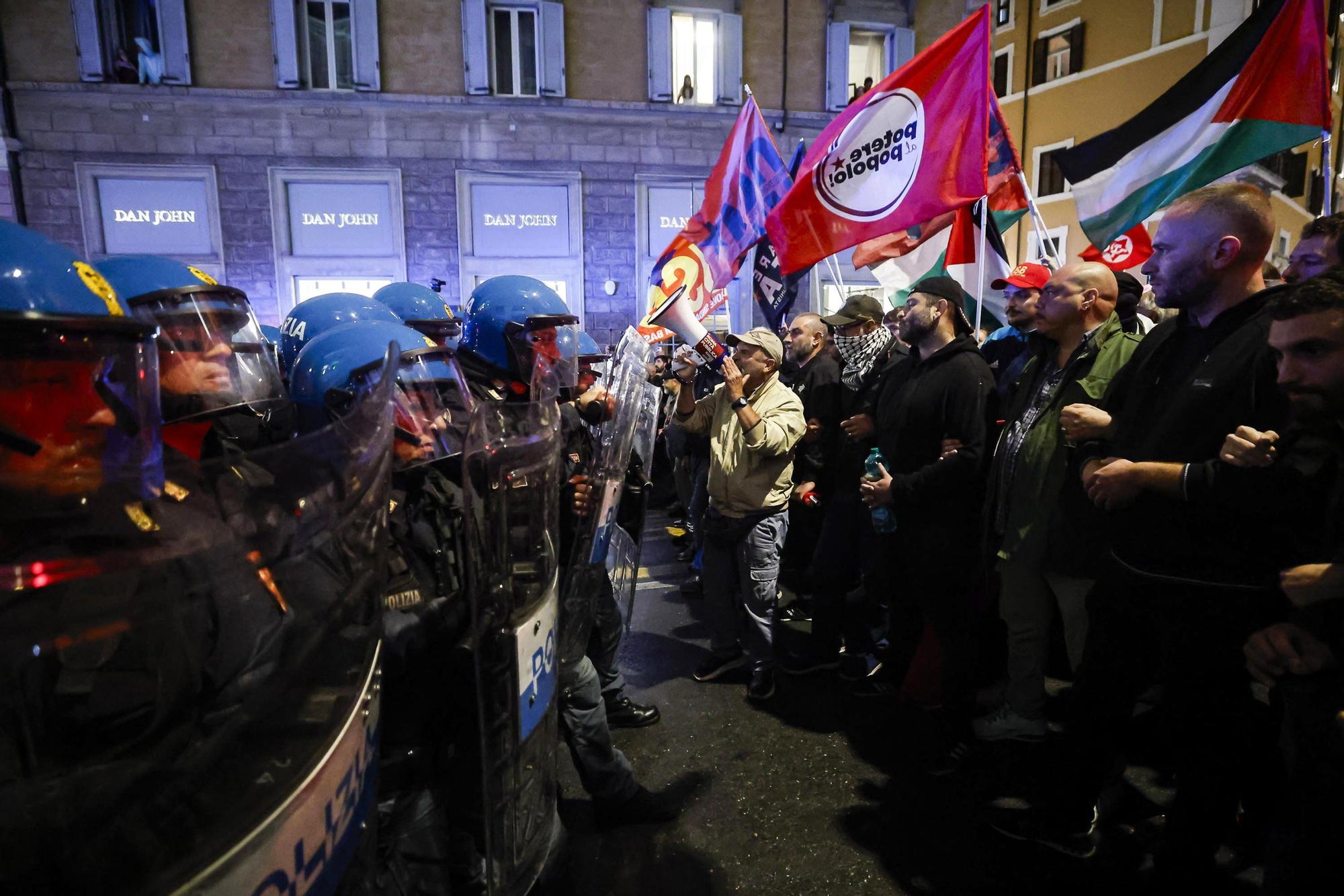 Protestas y disturbios tras la interceptación de la Flotilla Global Sumud