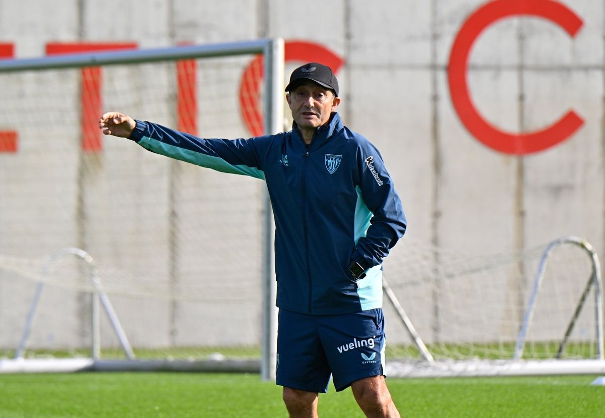 Entrenamiento del Athletic en Lezama