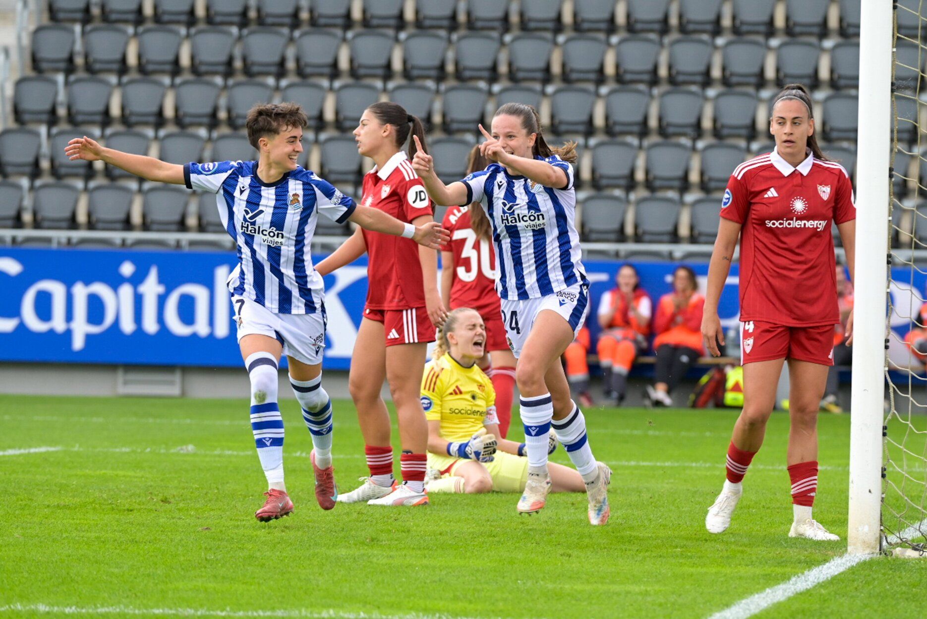 La Real femenina estrena su nuevo campo