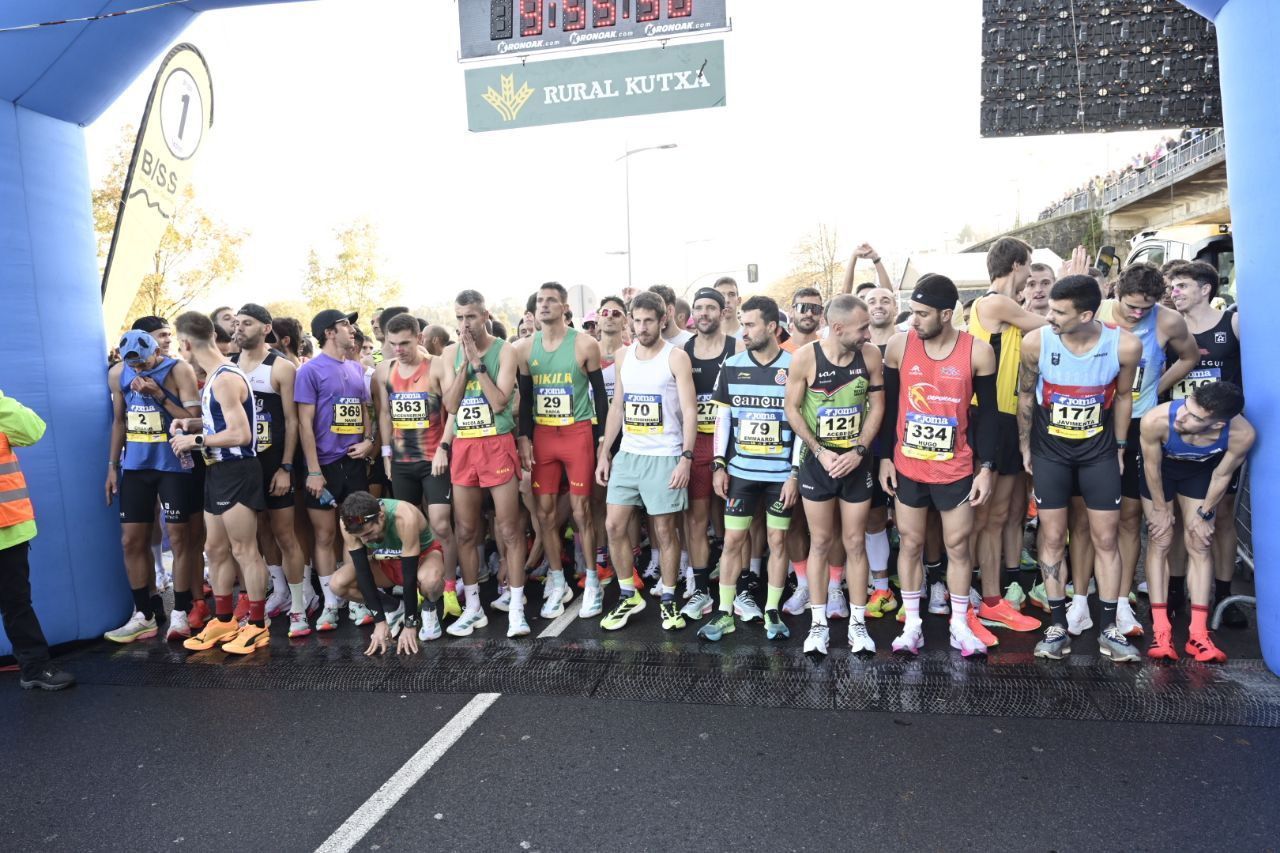 En imágenes: Ilusión y concentración en la salida de la Behobía- San Sebastían