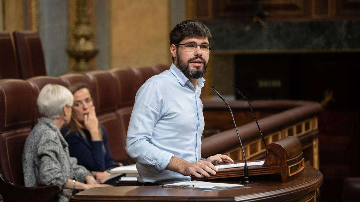 Lander Martínez, en una anterior sesión en el Congreso de los Diputados