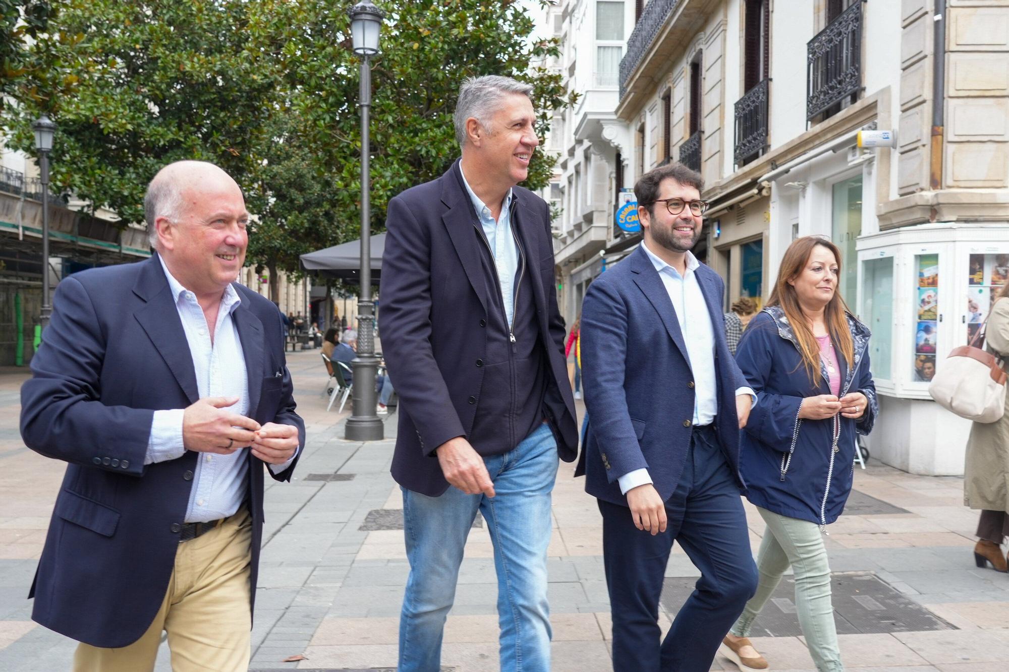 García Albiol apoya en Vitoria la campaña del PP "contra okupas y delincuentes"
