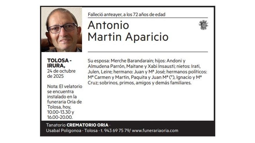 Antonio Martin Aparicio