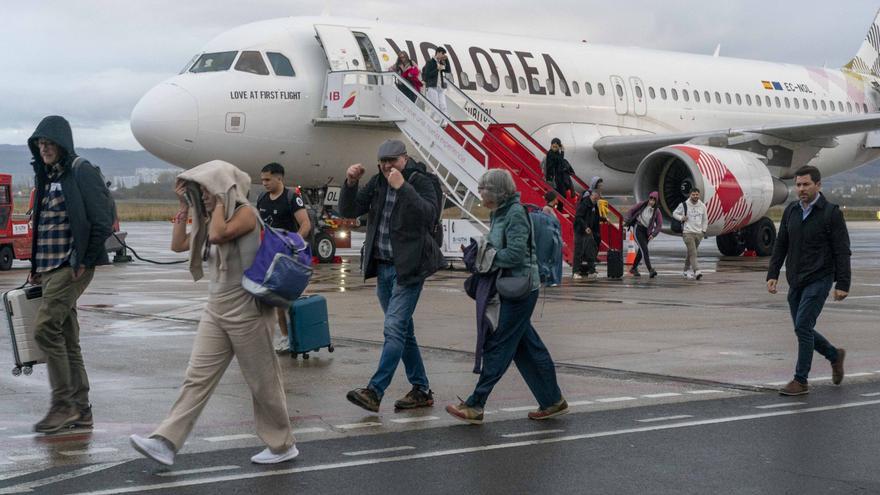 Aterrizan en Foronda tres vuelos desviados desde Loiu por el fuerte viento