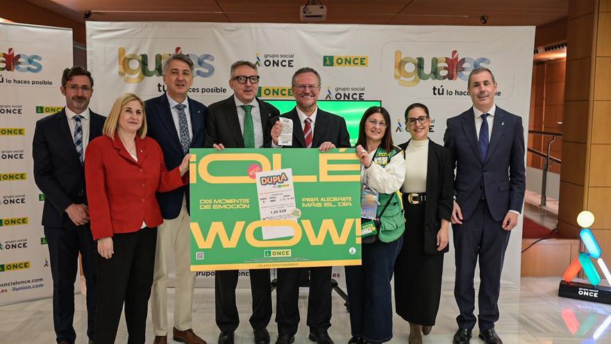 Los 201 vendedores de la ONCE en Navarra estrenan 'Dupla', un nuevo sorteo marcado por la inmediatez