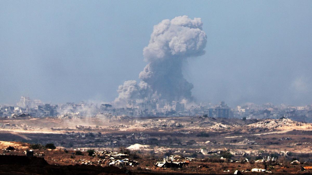 Ataque de Israel en Gaza este martes.