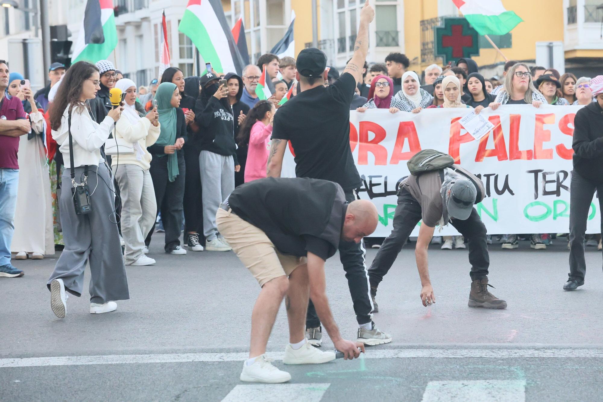 En imágenes: Vitoria protesta contra el genocidio en Gaza