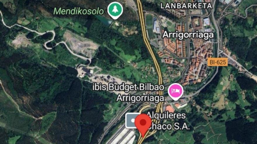 Retenciones de un kilómetro en la AP68 en Arrigorriaga en sentido Gasteiz