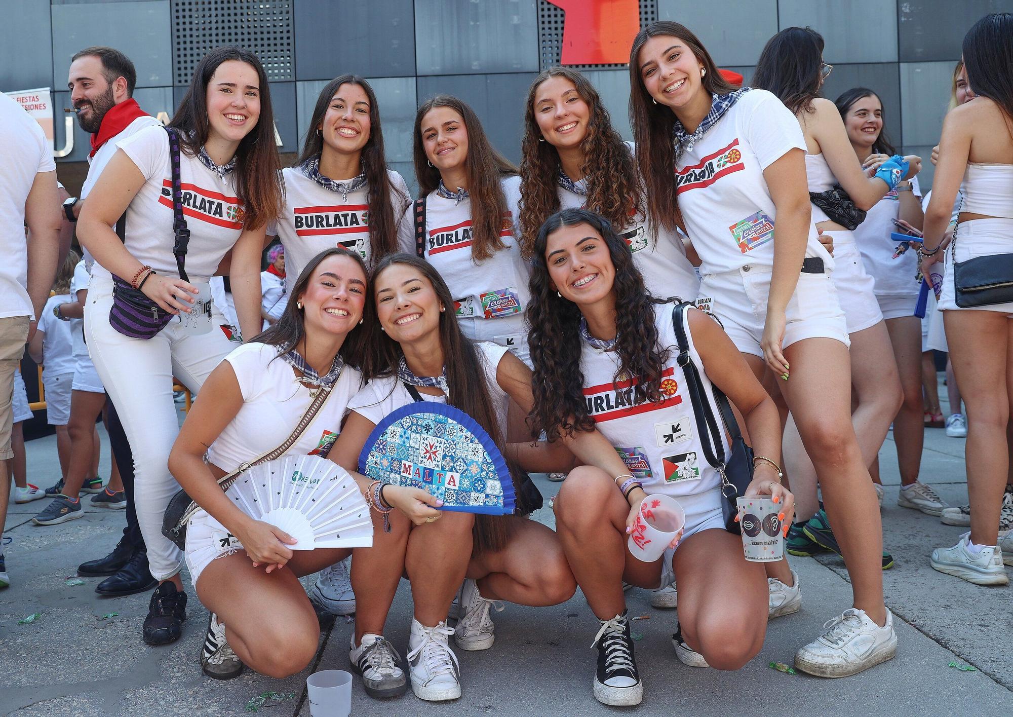 Fotos del chupinazo de Burlada