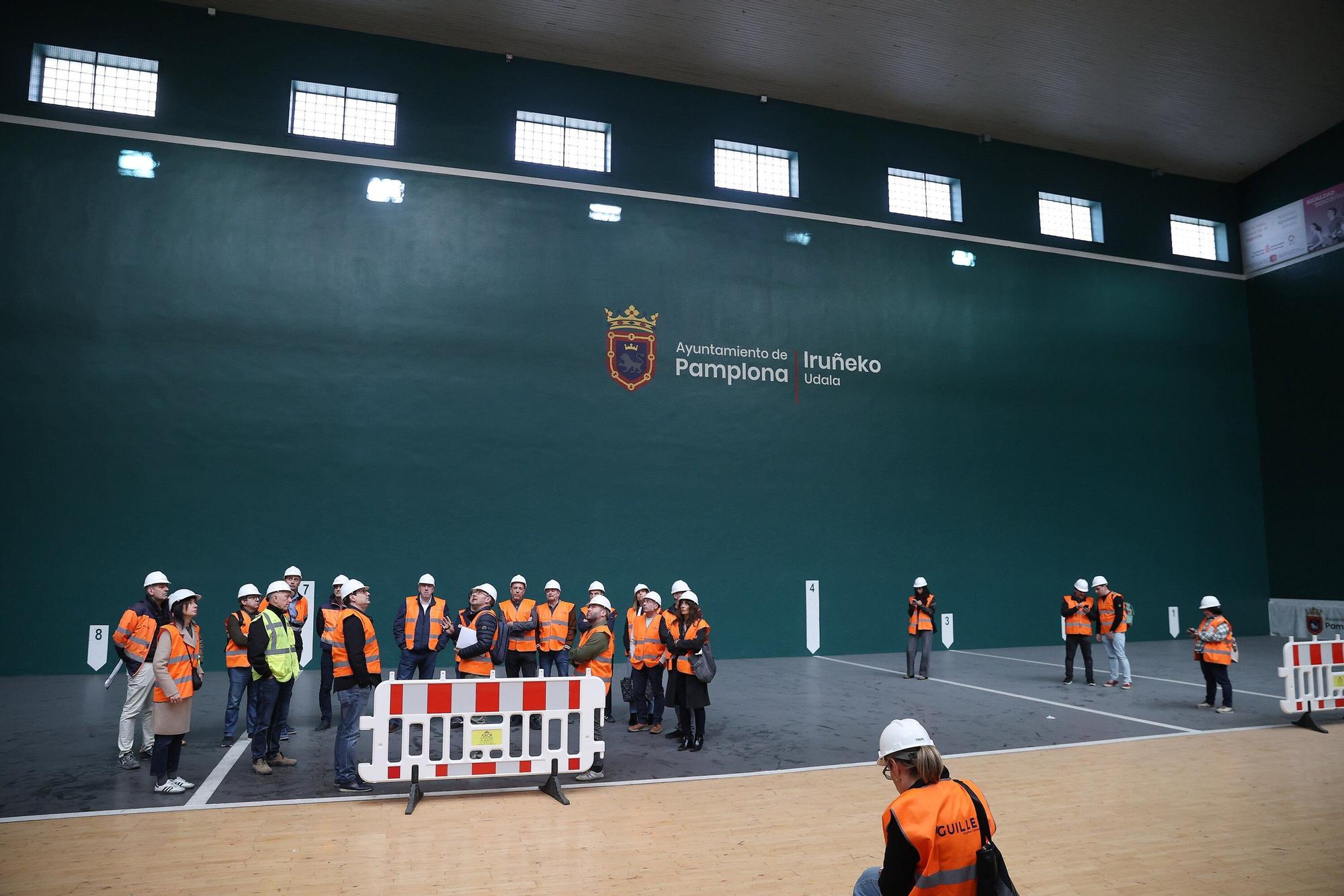 Obras de eficiencia energética en el frontón Labrit