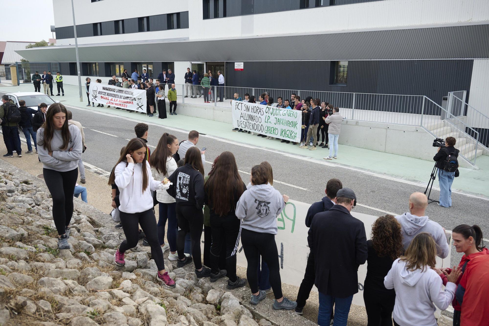 Fotos de la visita de la reina Letizia al CIP FP Lumbier IIP