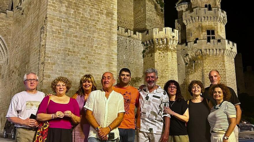 Miembros de Geroa Bai en la inauguración.