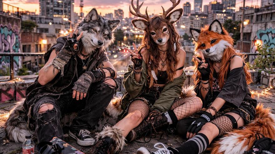 Los 'therians', los jóvenes que se identifican como animales, se citan en Bilbao