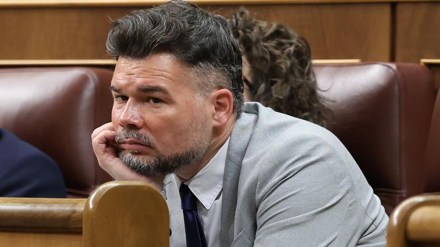 Rufián, tras la condena a Ábalos: "¿Aguantar para qué? Gobernar es legislar, no resistir"