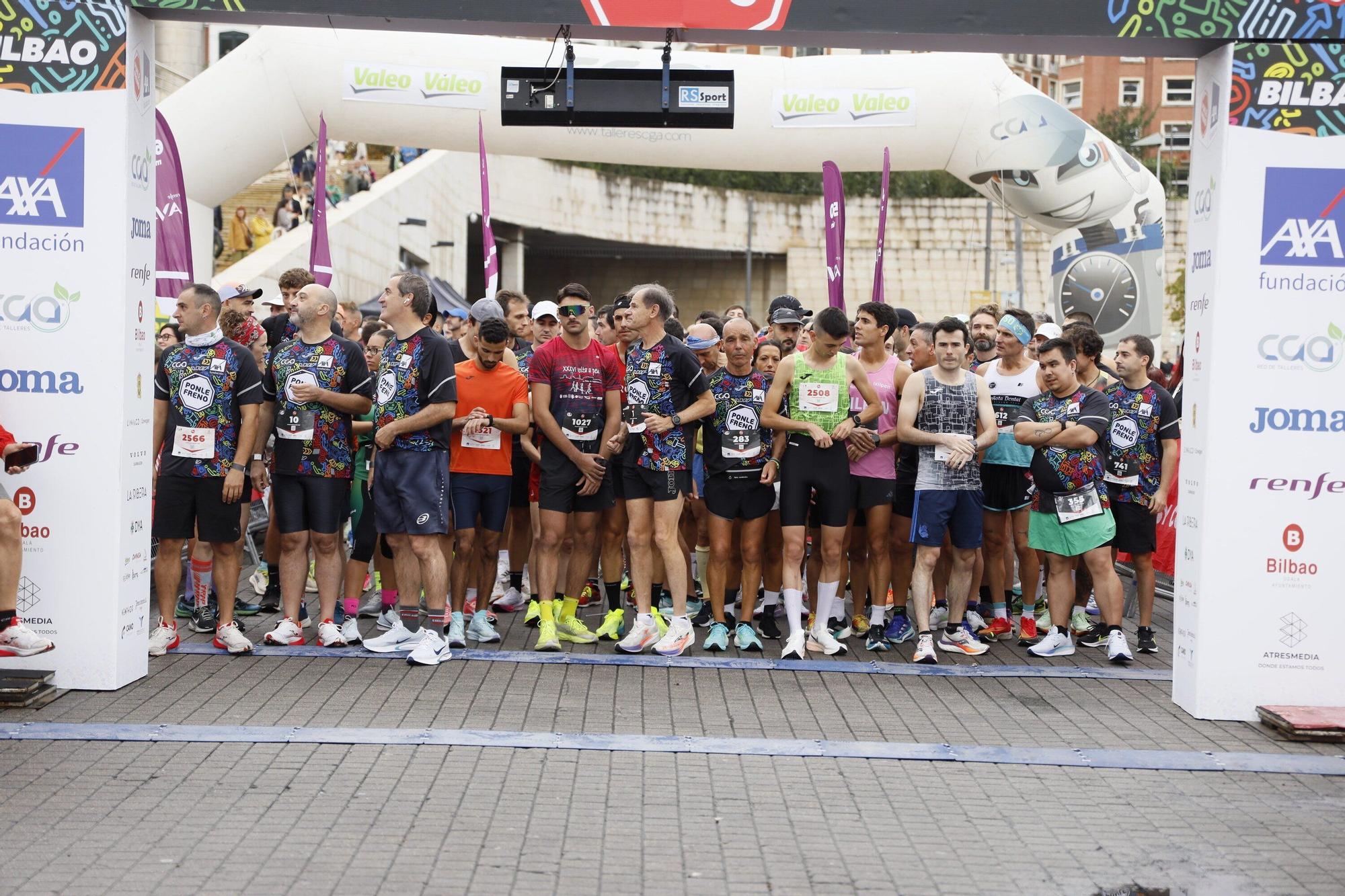 En imágenes: Bilbao corre por las víctimas de los accidentes de tráfico