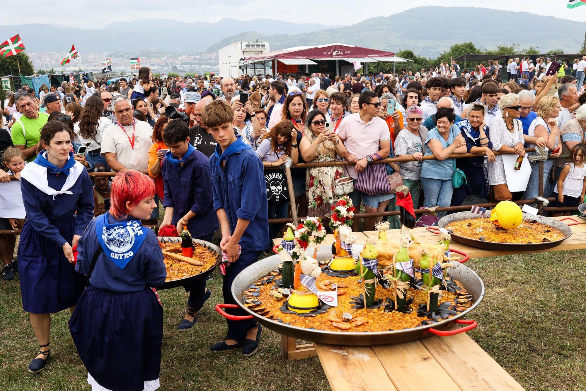 En imágenes: Getxo celebra sus Paellas de Aixerrota