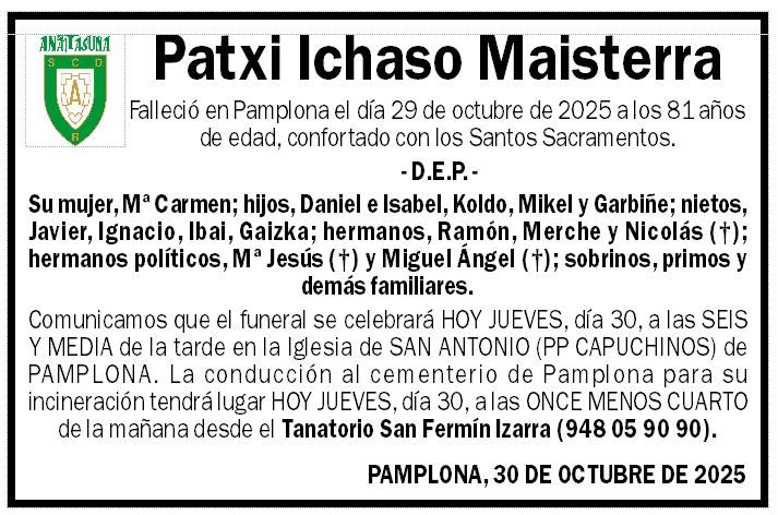 Patxi Ichaso Maisterra
