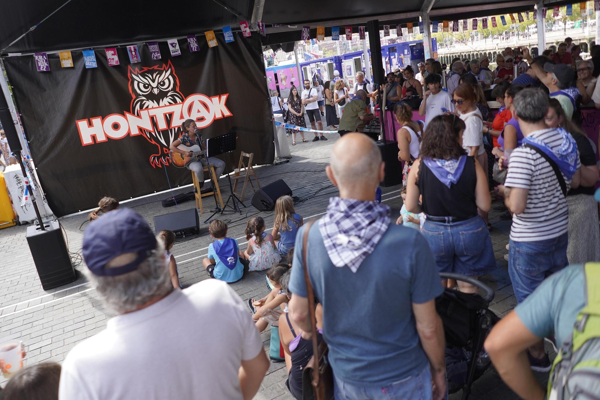 En imágenes: buen tiempo y gran ambiente en el último fin de semana de Aste Nagusia