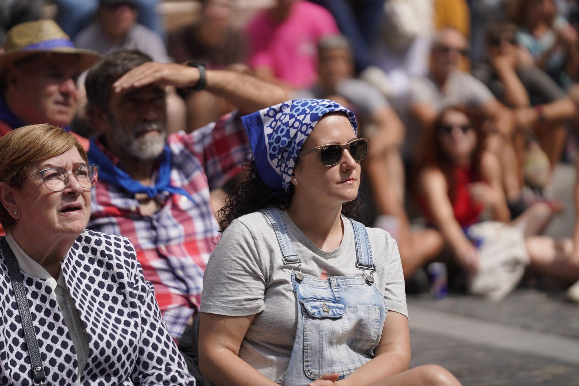 En imágenes: La penúltima sesión de bertsolaris en Aste Nagusia