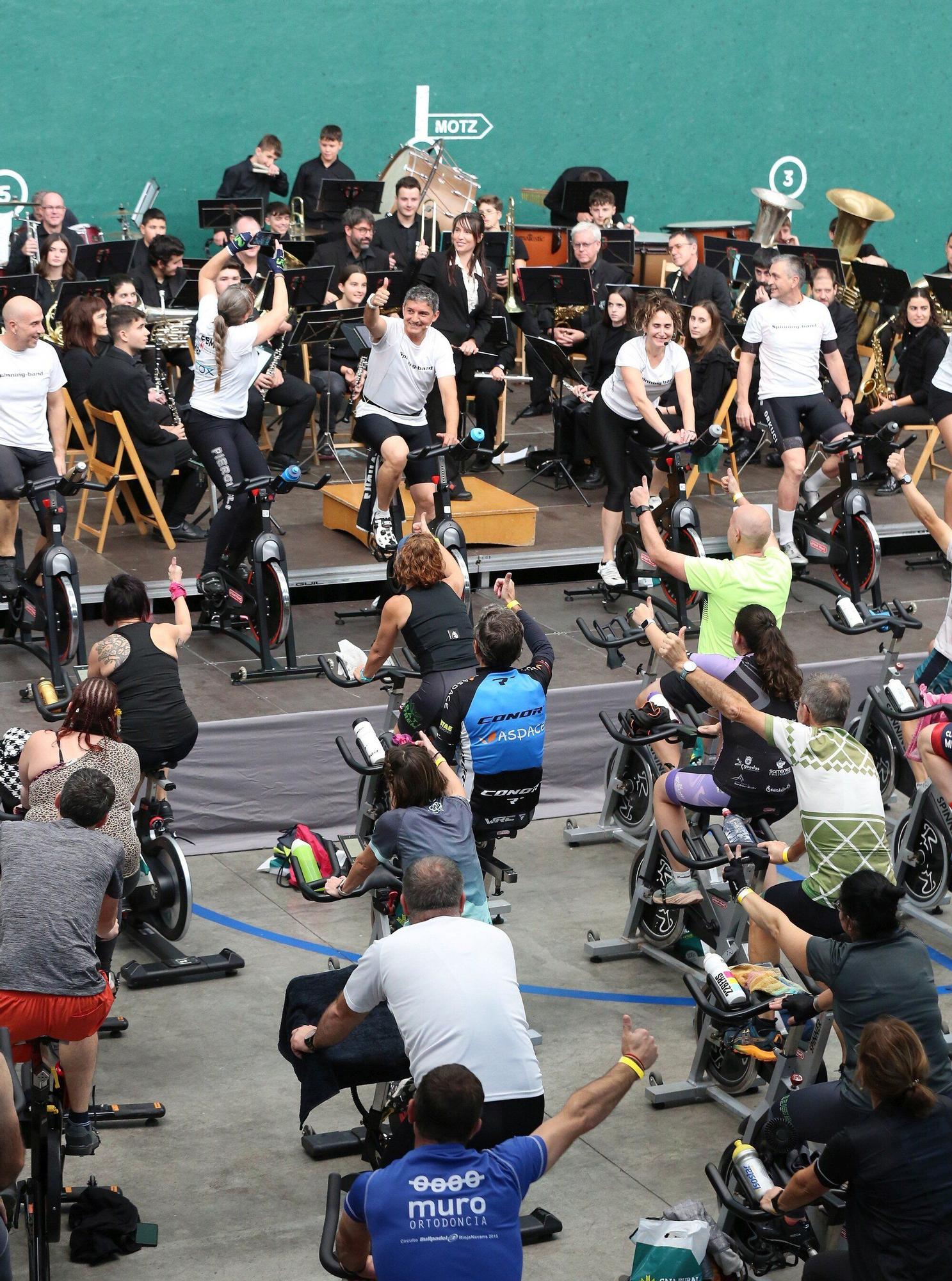 Spinning Band Solidario en Ororbia: música y deporte en directo por una buena causa