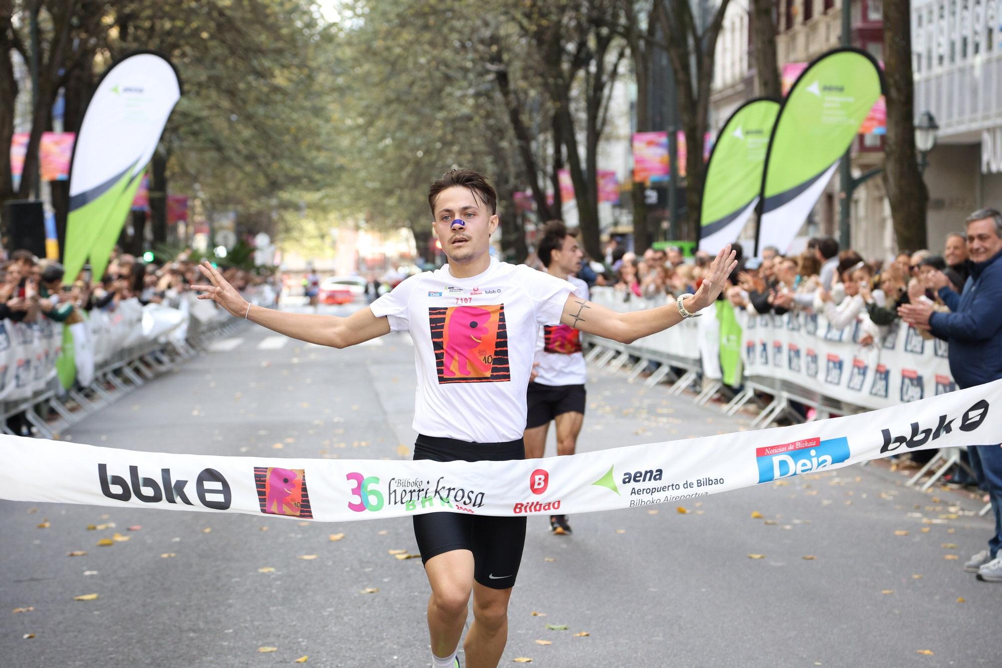 En imágenes: la Herri Krosa reúne a 9.147 participantes en Bilbao